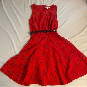 ELLE | Dress | Size: 2 | Color: Red/Plaid